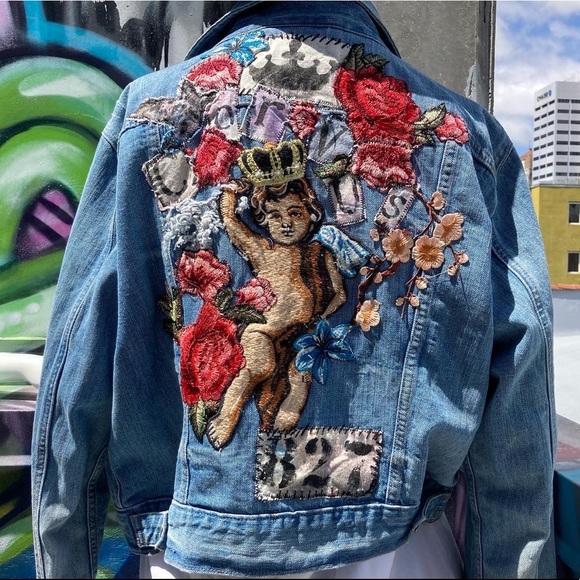 Custom Appliquéd Levi’s Jacket - Picture 4 of 12